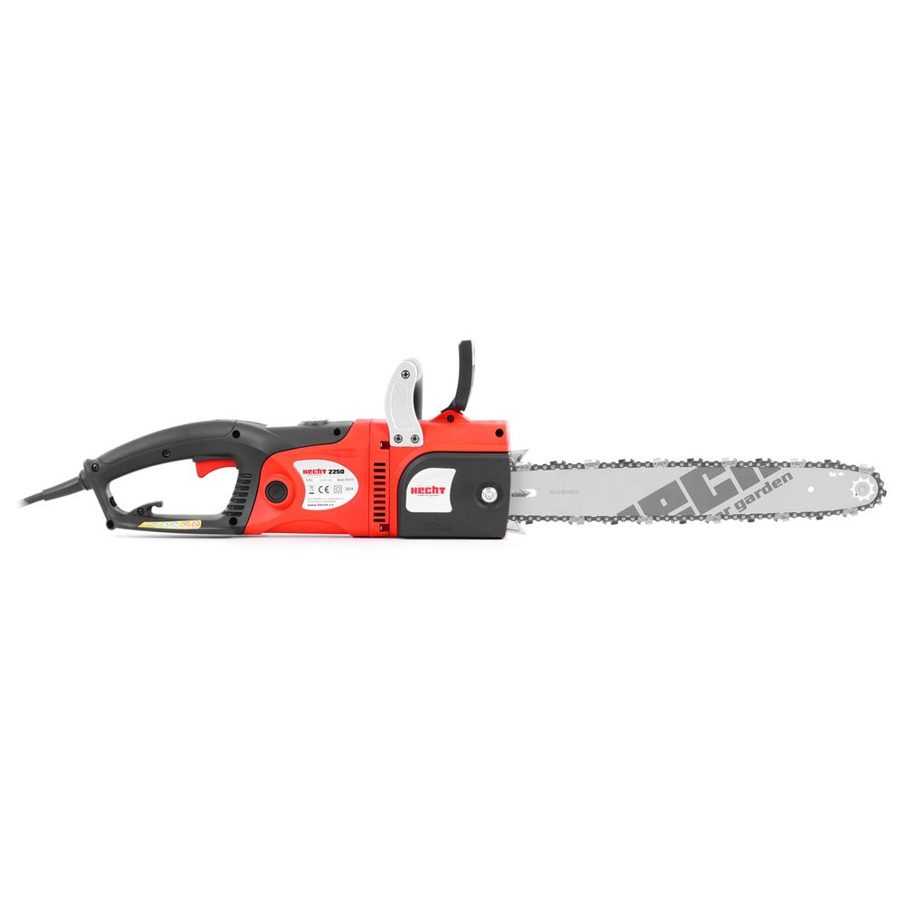 Electric chainsaw - HECHT 2250 Electric chainsaw with power input of 2400 W. 3/8" micro chain included. SOFT-START.