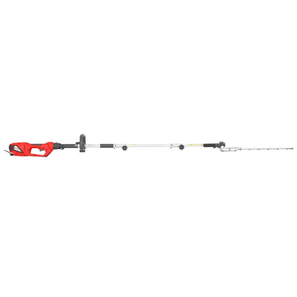 Electric powered hedge trimmer. Rotatable blade (-30&deg;to +90&deg;). Length up to 2
