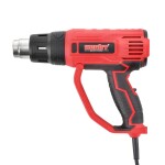 <p>Electric hot air gun 230 V / 50 Hz. Power input 2000 W. Temperature setting 60 - 600 °C.</p>