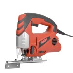 <p>Electric jig saw. Power input 650 W. No load speed 800 - 3000 rpm. Cutting depth 65 mm (wood)