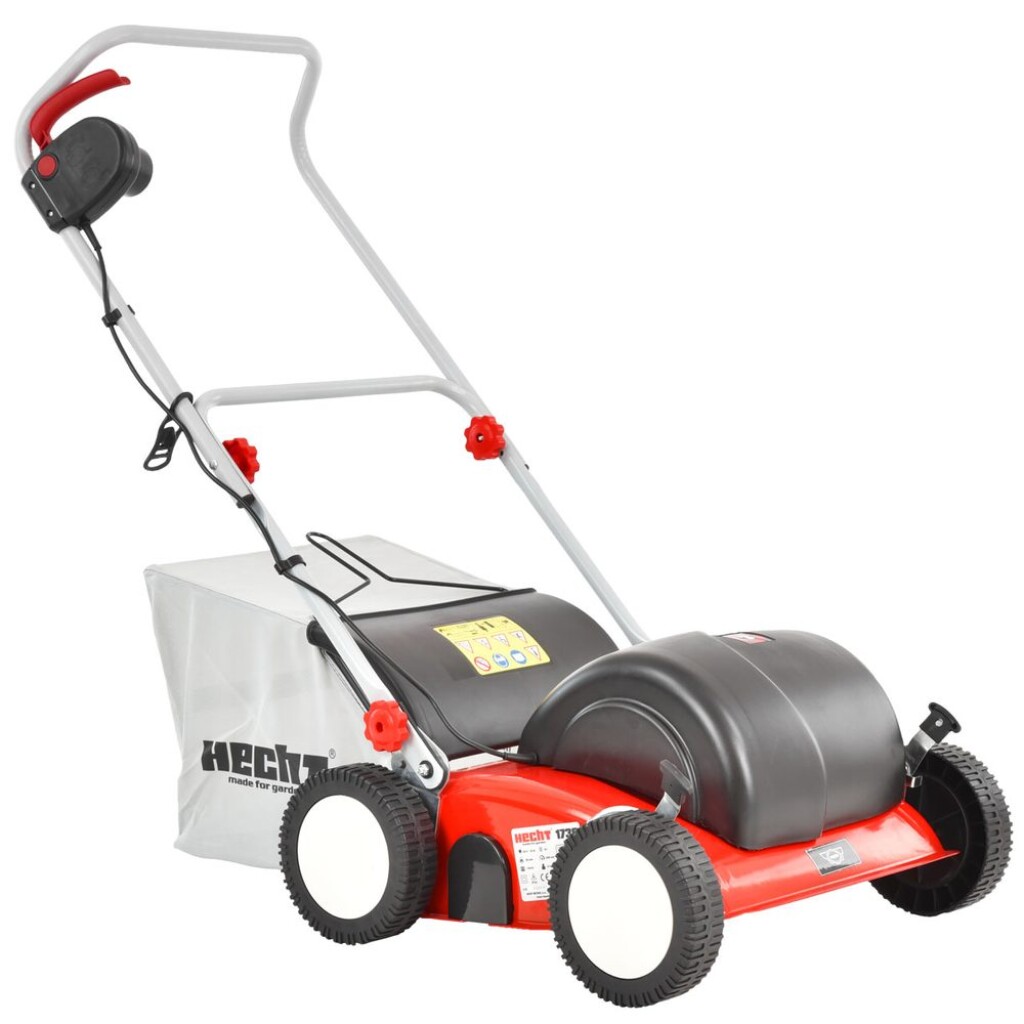 Electric scarifier with a range of 37 cm. Power consumption 1700 W. Basket volume 50 l. Suitable for areas up to approx. 1200 m2. 26 steel knives.
