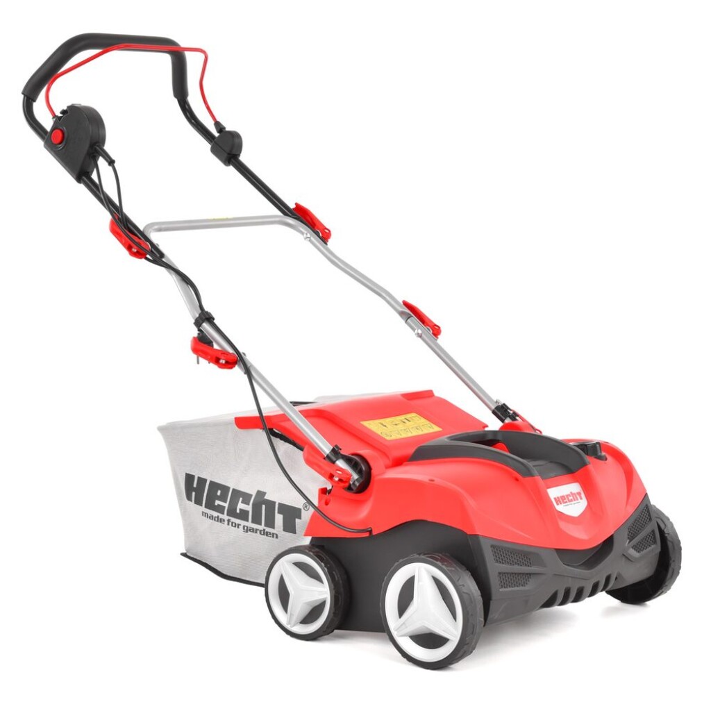 Electric scarifier with a range of 38 cm. Power consumption 2000 W. Basket volume 45 l. Suitable for areas up to approx. 1200 m2 with 26 steel knives.