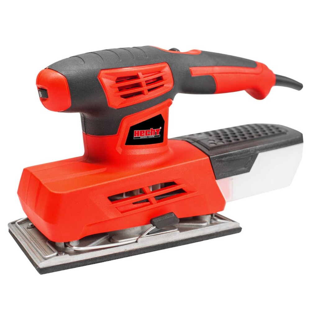 Electric vibrating grinder with 220 W power. Grinding plate 187 x 90 mm. Speed without load 12000 rpm. Weight 1