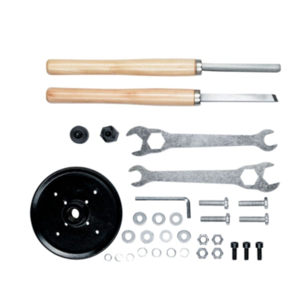 workpiece diameter up to 350 mm. Speed 890 - 2600 rpm