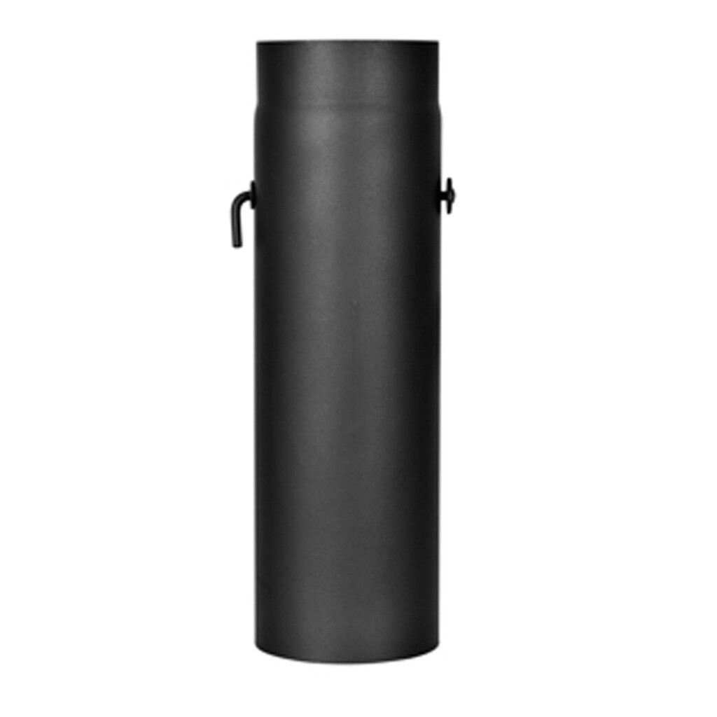 Flue pipe with dumper.