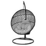 <p>Garden folding rocking chair HECHT VICKY BLACK with a solid steel frame and artificial rattan seat. Seat with 18 cm thickness and UV protection. Max load 120 kg.</p>