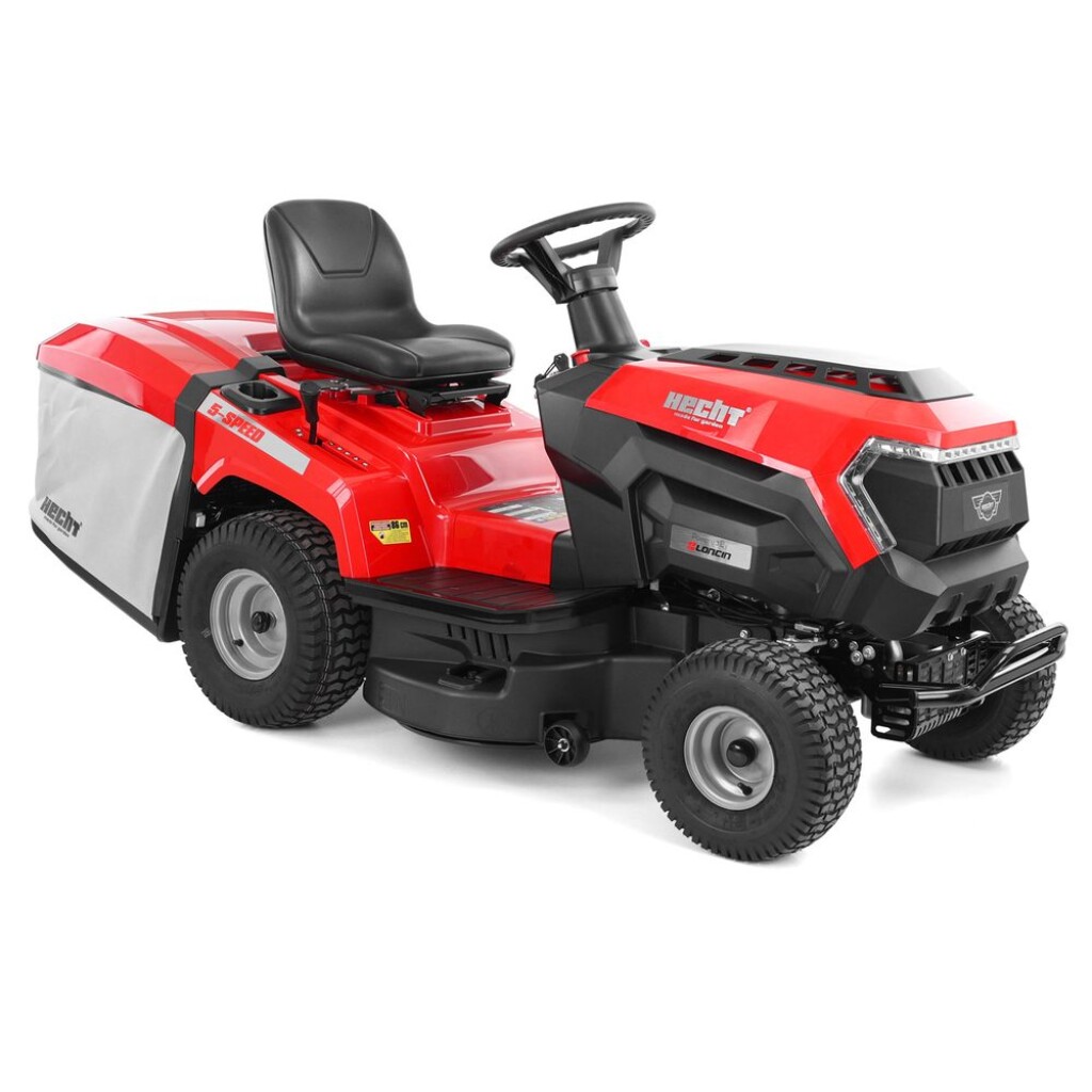 The HECHT 5286 Garden Tractor is the ideal choice for efficiently mowing larger grassy areas. With an 86 cm cutting width