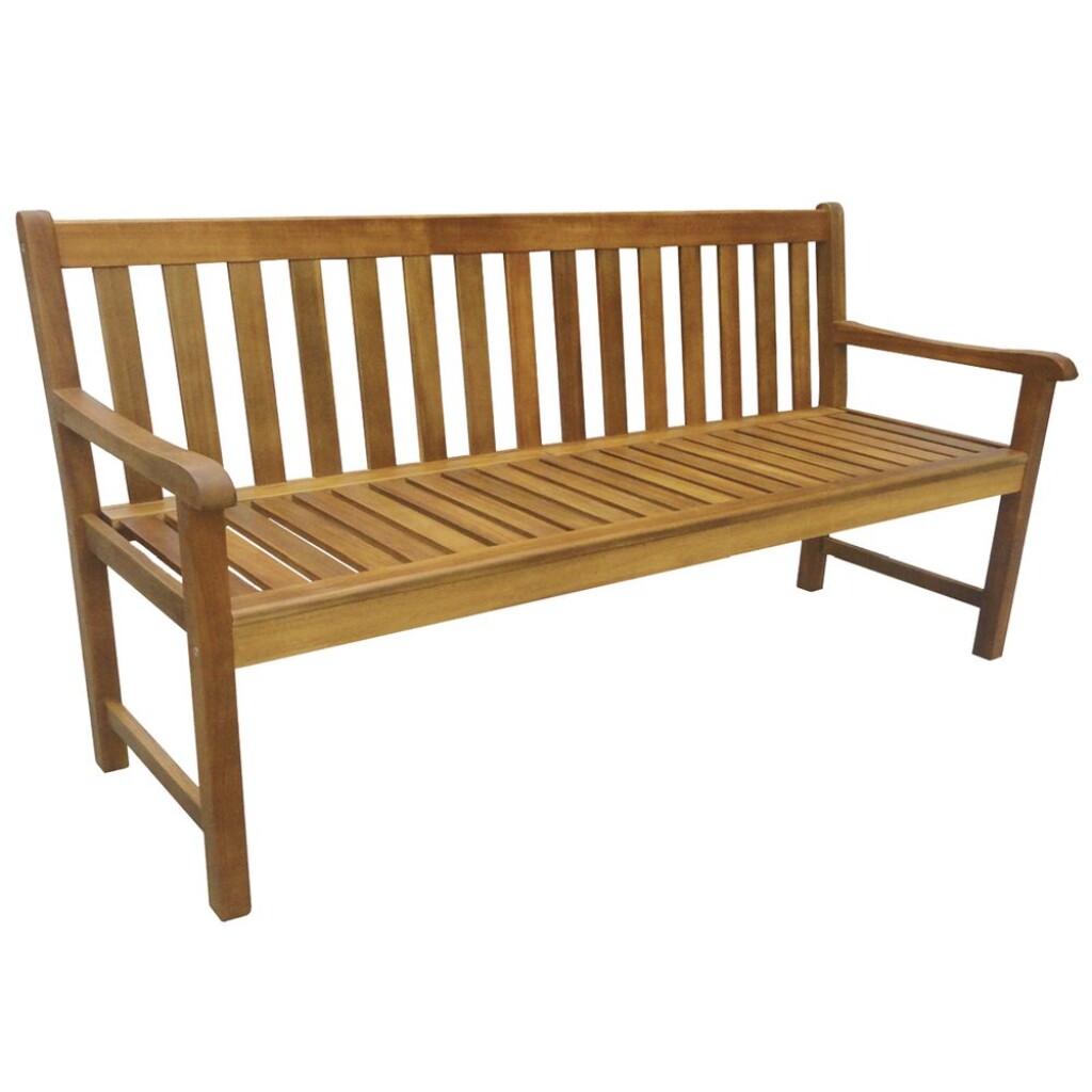 Acacia hardwood garden bench. Load capacity 300 kg.