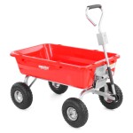 <p>Garden trolley with a capacity of 85 l and a maximum load capacity of 150 kg. Suitable for most garden tractors. Practical tilting mechanism and durable construction.</p>