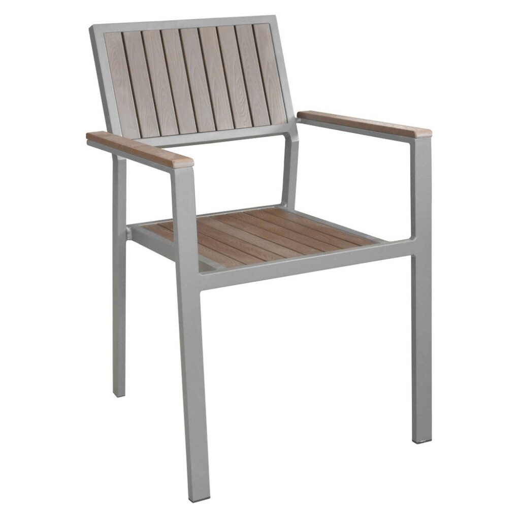 Additional chair to the HECHT LIMA SET garden furniture set made of aluminum profiles with Komaxit treatment.