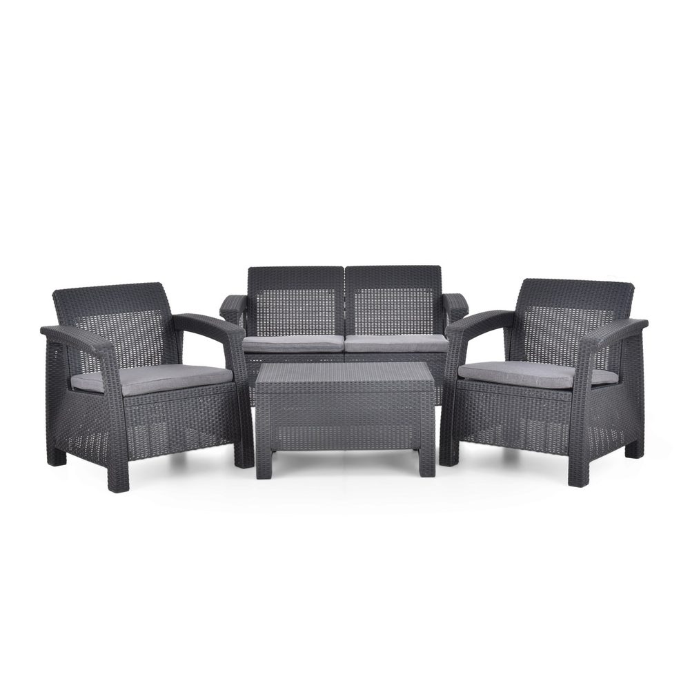 Garden furniture set - HECHT SIERRA MAXI Luxurious combined set of two armchairs