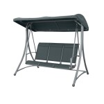 <p>Garden rocking chair. Dimensions (L x W x H): 130 x 185 x 170 cm. Quality steel tubes