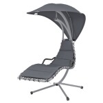 <p>Design rocking chair with a roof made of steel tubes. Load capacity 120 kg.</p>