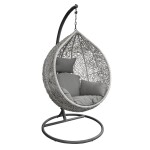 <p>Design garden rocking chair made of steel tubes with artificial rattan weave. A comfortable cushion is also included. Load capacity 120kg.</p>