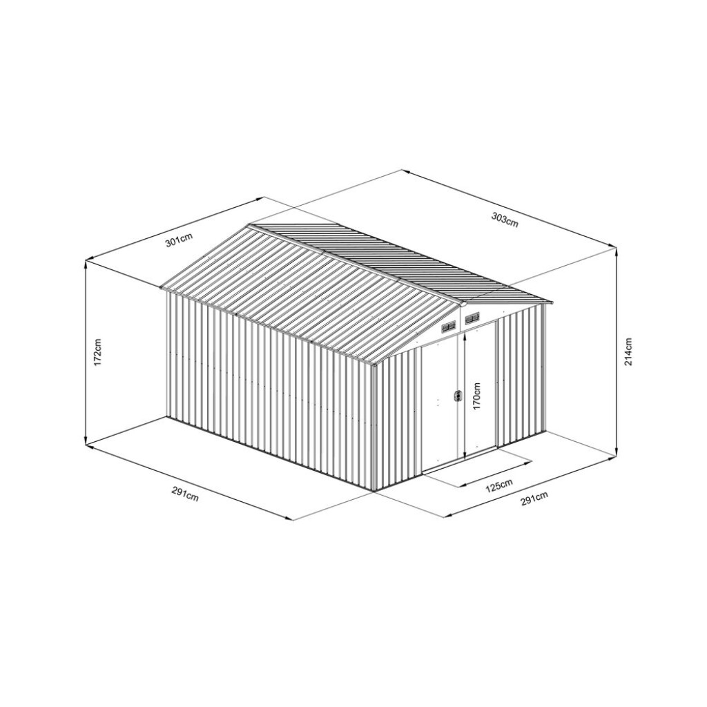 high-quality waterproof garden shed