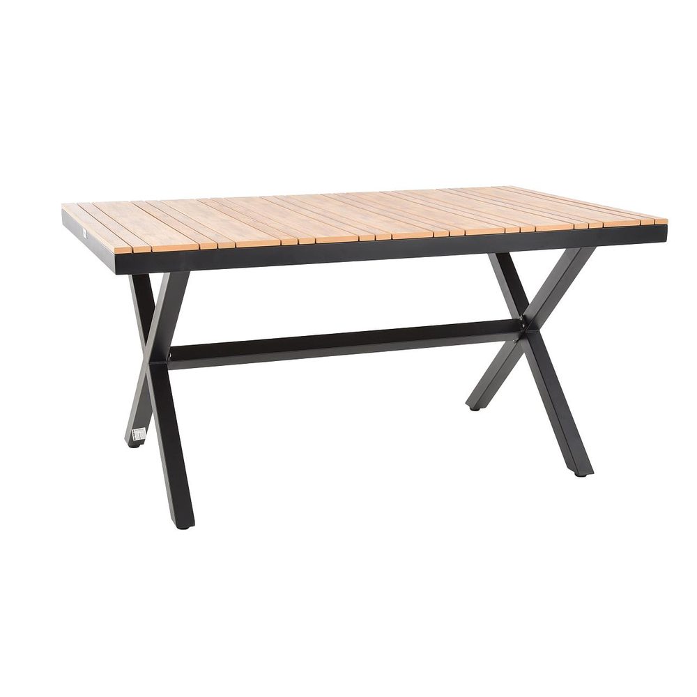 Garden table - HECHT BERGAMO TABLE Made of aluminum profiles with Komaxit treatment. Suitable for exteriors and interiors. Suitable for humid environments. Made of aluminum profiles with Komaxit treatment.