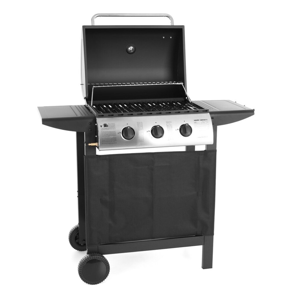 Propane-butane gas grill. 3 main burners