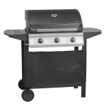 <p>Propane-butane gas grill. 3 main burners