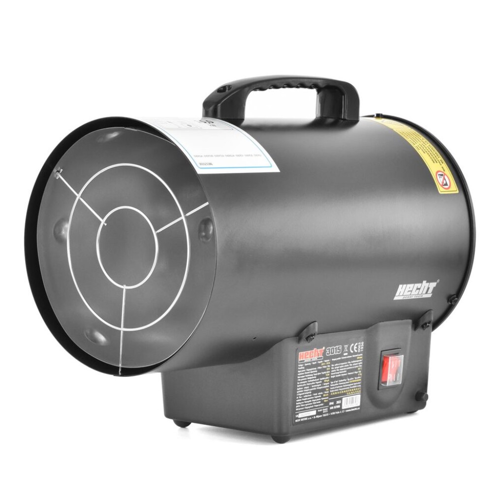 Hecht 3015 is an gas hot air turbine suitable for heating ventilated areas