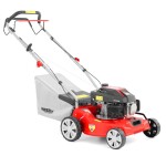 <p>Motorized Lawn Mower ● Cutting Width: <strong>41 cm</strong> ● Engine Volume: <strong>80 cm<sup>3</sup></strong> ● Grass Bag Volume: <strong>45 l</strong> ● Max Recommended Area: <strong>700 m<sup>2</sup></strong></p>