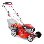 <p>The HECHT 551 SC Gasoline Lawn Mower with self-propulsion and a HECHT OHV engine of 161 cm³ offers a working width of 51 cm. With central height adjustment ranging from 25-75 mm and a 55-liter grass collector