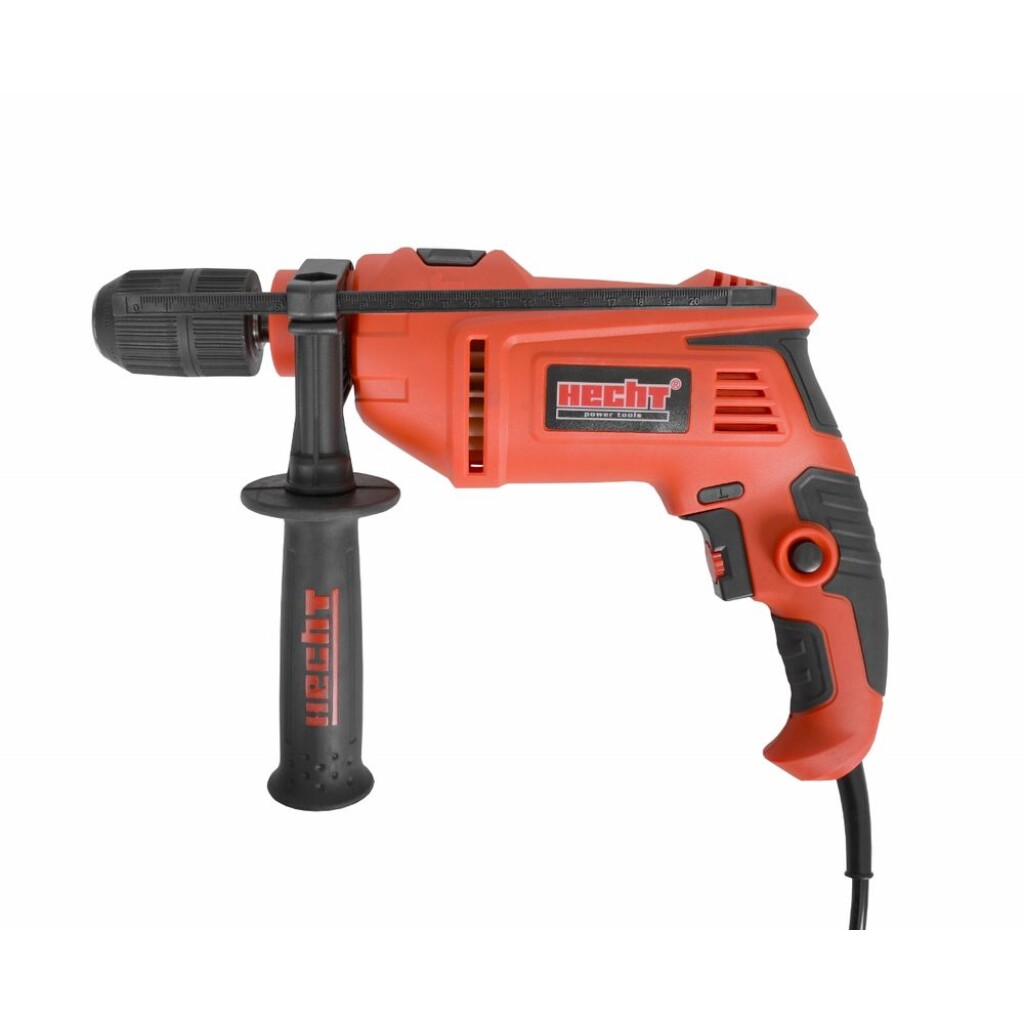 Electric powered impact drill. Variable speed