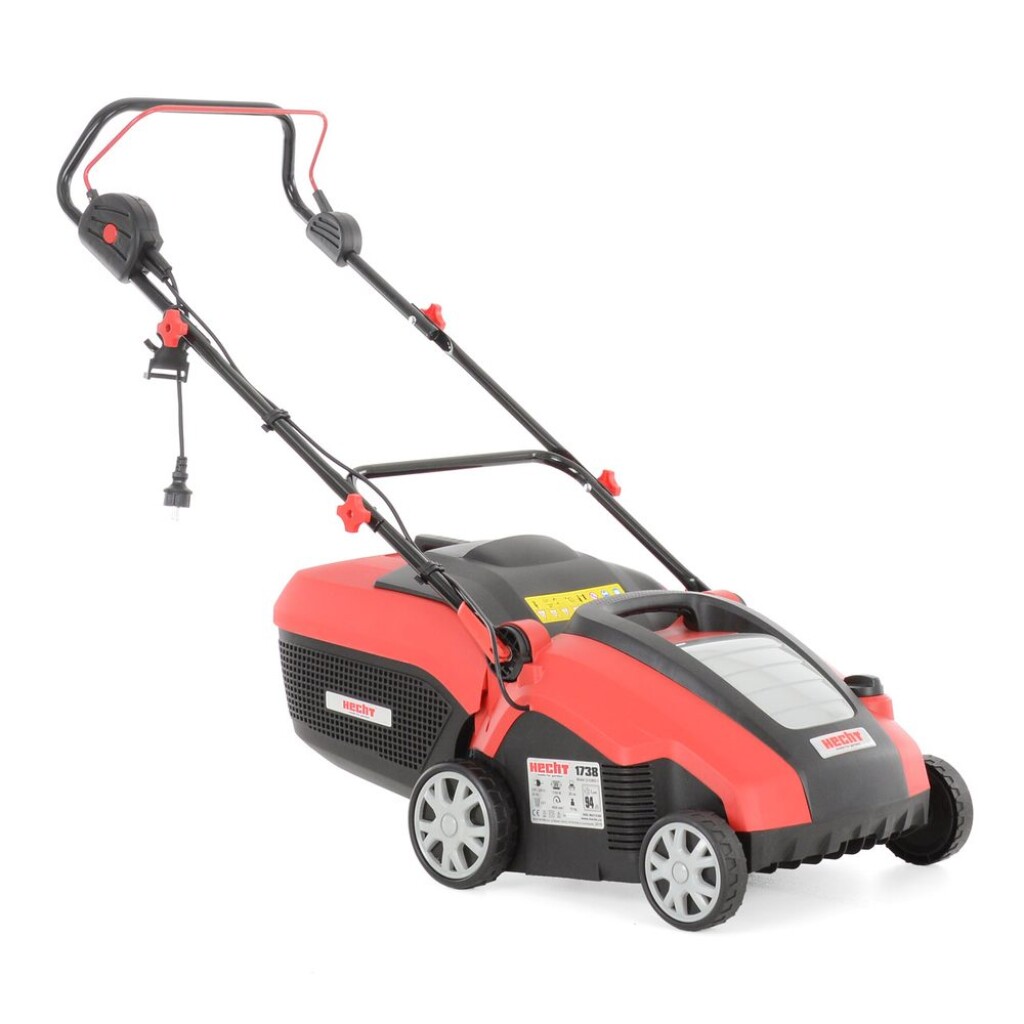 Elektrický vertikutátor se záběrem 38cm. Příkon 1700 W. Objem koše 50 l. Vhodné pro plochy do cca 1200 m2. 20 ocelových nožů. Válec s ocelovými drátky.