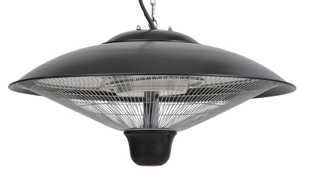 HECHT 3516 - ceiling infrared heater Ceiling infrared heater. Heat settings 650/1350/1500 W. Heating area 20 - 25 m². Ambient LED light. Remote control. Plugs into a standard 230 V/50 Hz. Flameless. Silent. Infrared heat is safe for the environment with zero carbon monoxide emissions and hardly affected by wind. Infra heater is cost-effective and environmentally friendly.