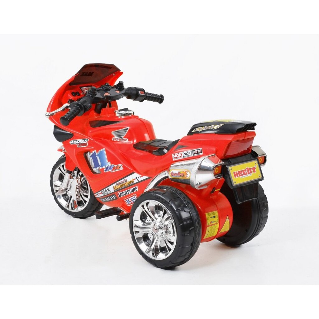 2 kg. 6 V battery. Suitable for children from 3&nbsp;to 8 years. Maximum load 20 kg. Sound effects