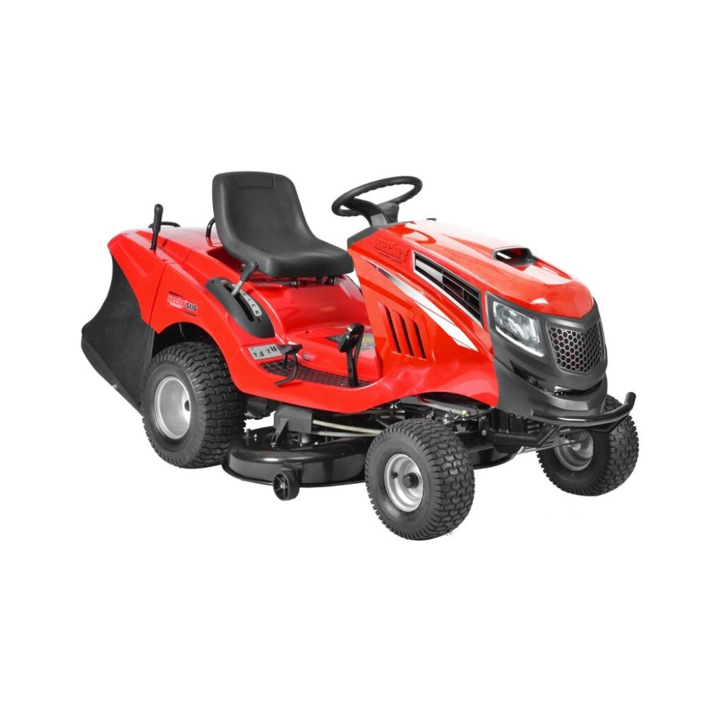 Garden tractor with engine BRIGGS & STRATTON INTEK OHV. Shot 112 cm. Tray 270 l. Weight 235 kg.