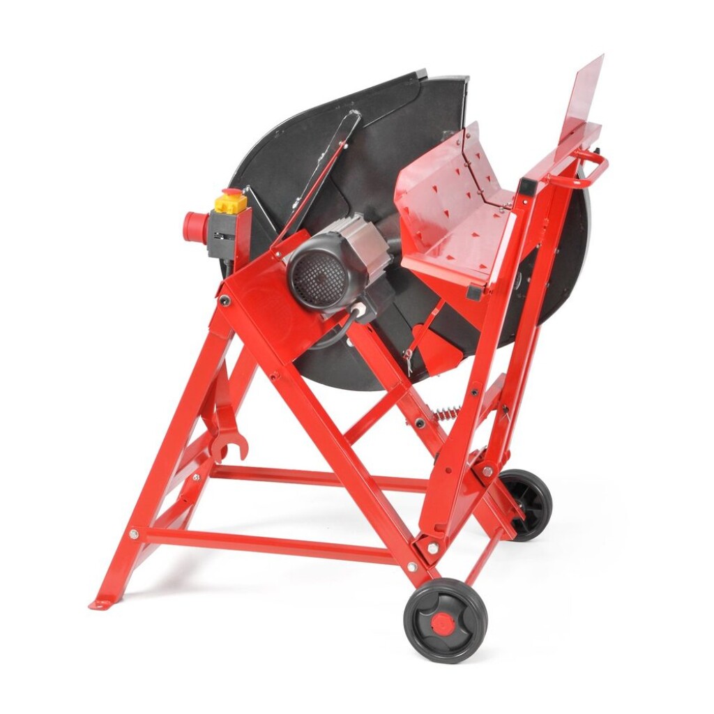 Electric log saw with power input of 3000W. Max. diamater of log &ndash; 17 cm