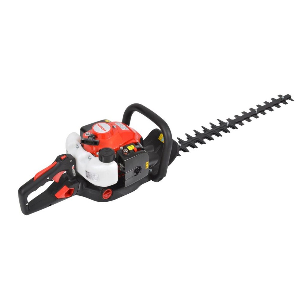 Hedge trimmer with 1 HP engine. Rotatable handle.