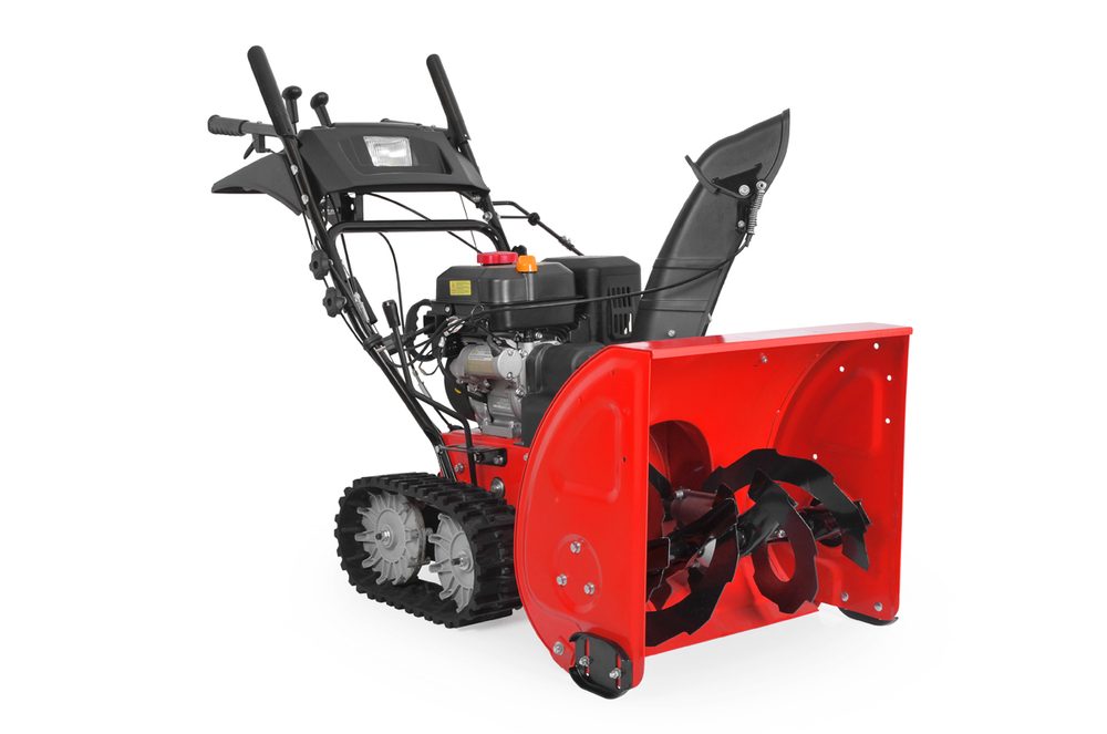 HECHT 9665 SE - benzínová sněhová fréza Pásová sněhová fréza s pojezdem