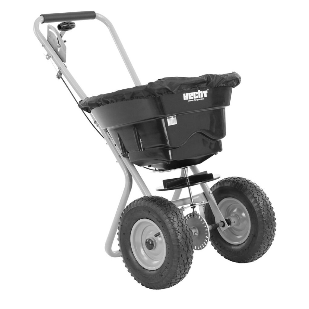 Manual spreader with tank volume of 29 litres. Designed for distribution of tertilizers and seeds