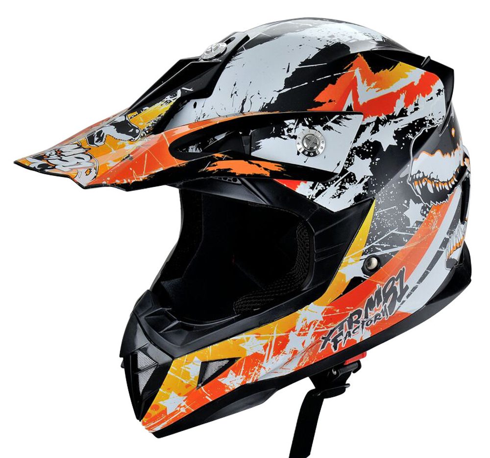 Helmet size L - HECHT 53915 L Protective helmet suitable for motorcycles and quads meets homologation ECE/22-05. Material ABS. Weight 1320 g (+/- 50). Size L (59 - 60 cm)