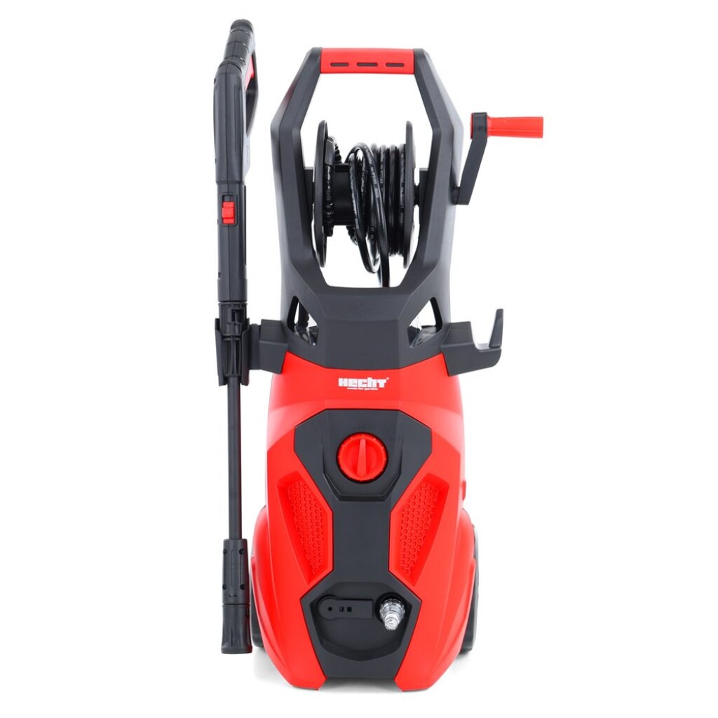 The HECHT 334 Pressure Washer with 2200 W power offers a maximum pressure of 170 bars and flow rate up to 450 l/h. Includes a detergent tank