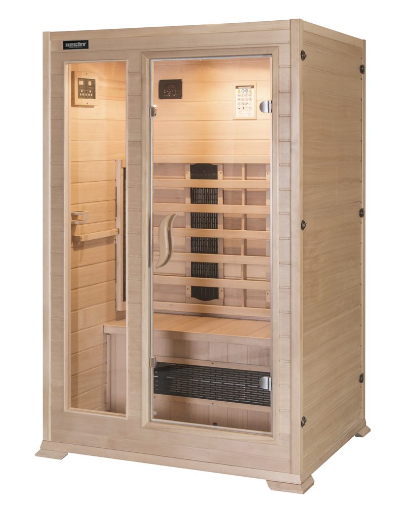 Infrared sauna - HECHT ACTIVE Infrared sauna for two persons. Power 2080 W