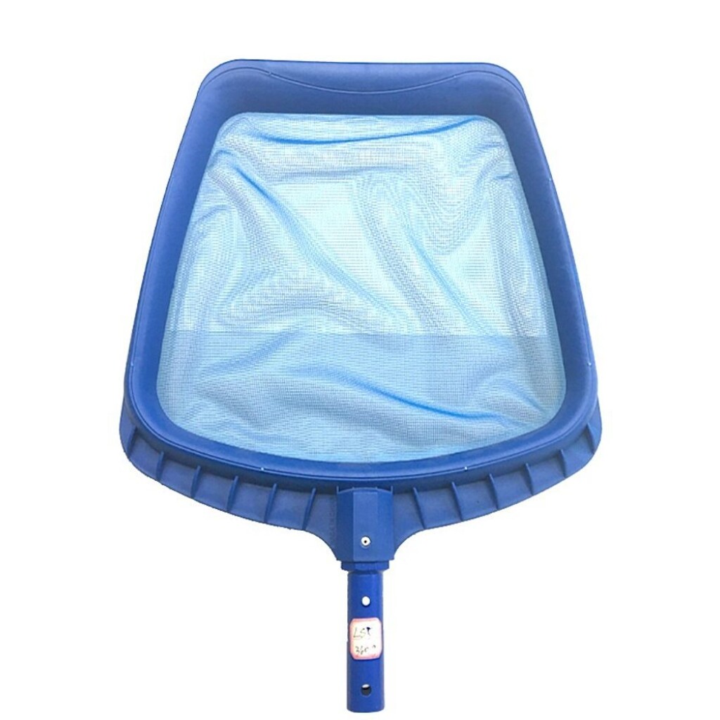 Leaf skimmer for surface-collecting debris.