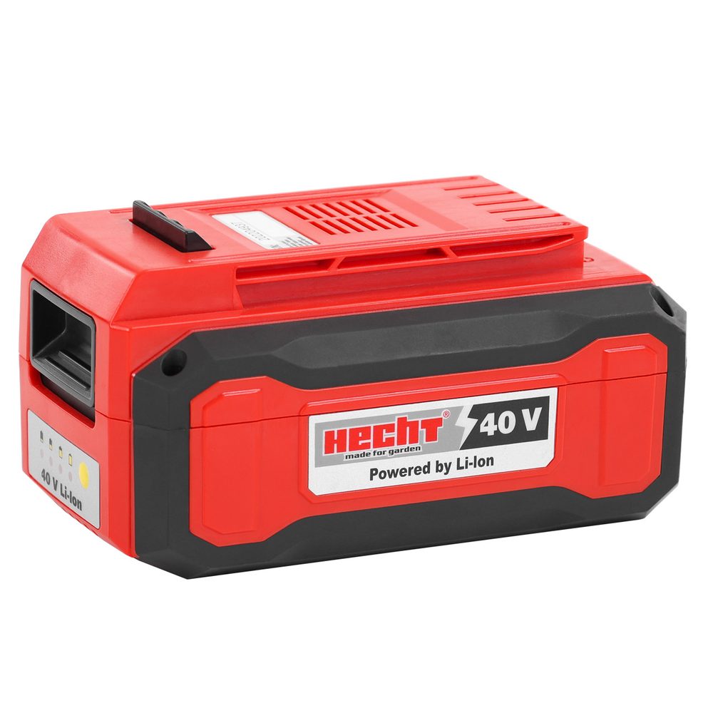 Li-ion battery 40 V 4 Ah - 005040B Li-ion battery fully compatible with all HECHT products within the Accu program 5040. Capacity 4 Ah. The 005040B battery is intended for powering products from the Accu program 5040 series.