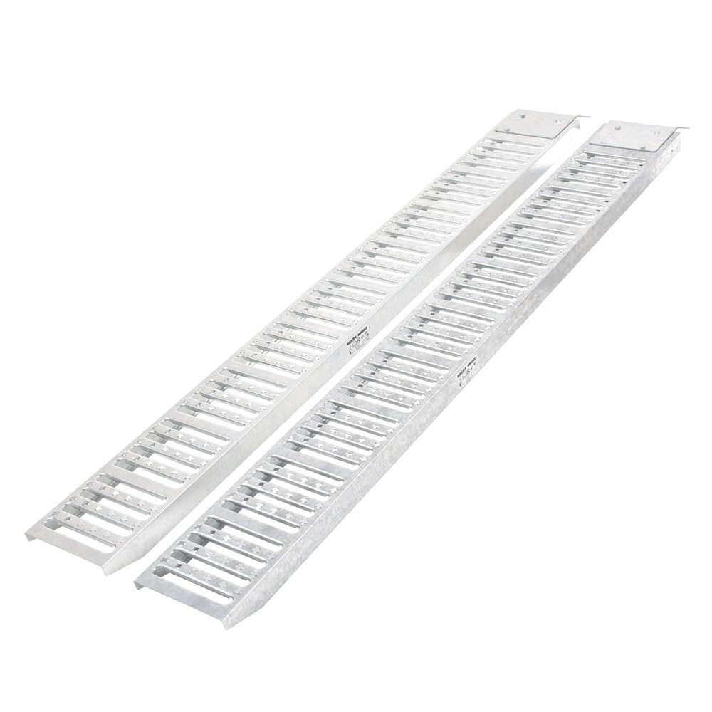 Loading ramps - HECHT 005003 Fixed access ramps. 2 pcs in a package. Load capacity 450 kg / pair. Dimensions 183 x 22.5 x 5 cm.