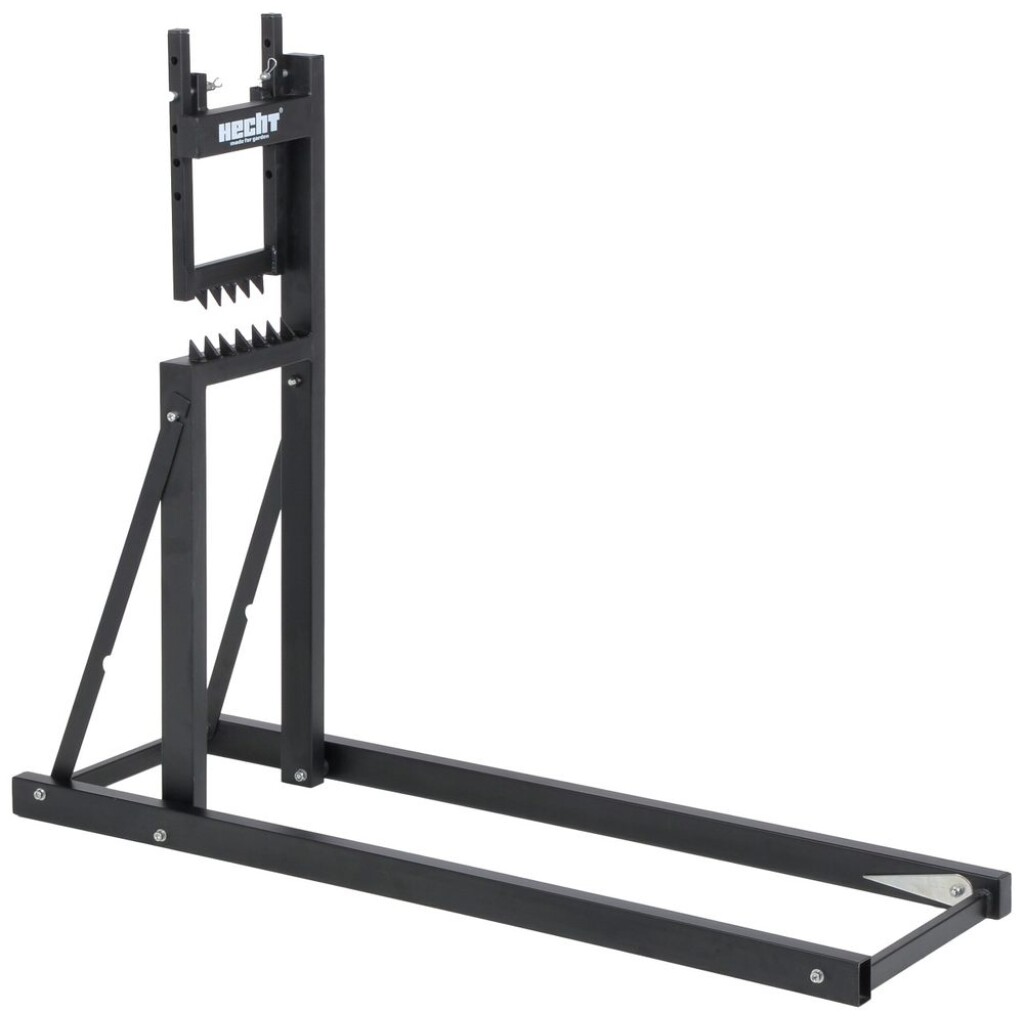 Self-locking goat - holder for wood cutting. It allows wood to cut from 24 mm to 230 mm in diameter. Load capacity is 100 kg.