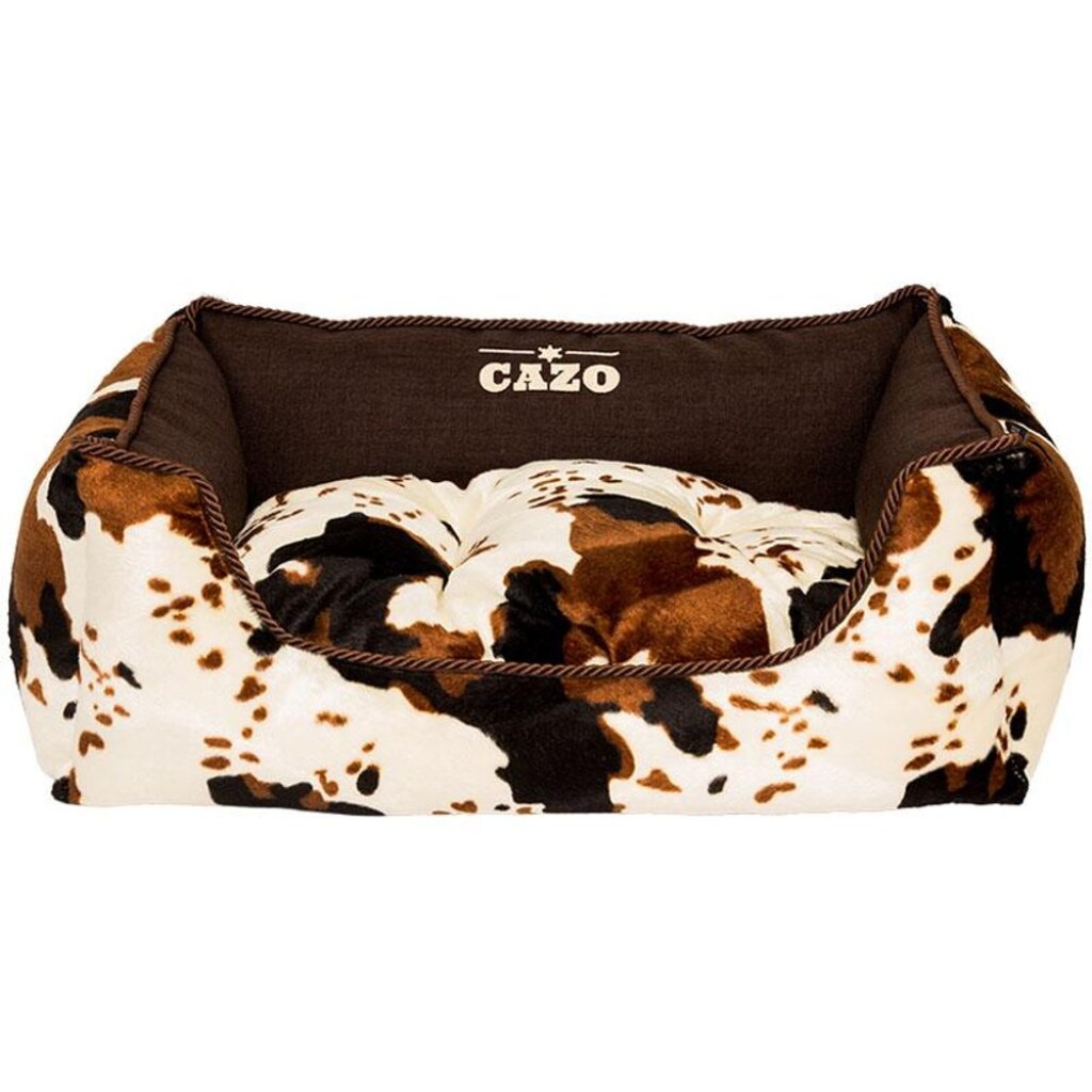 Luxury pet bed in beige with shades of brown