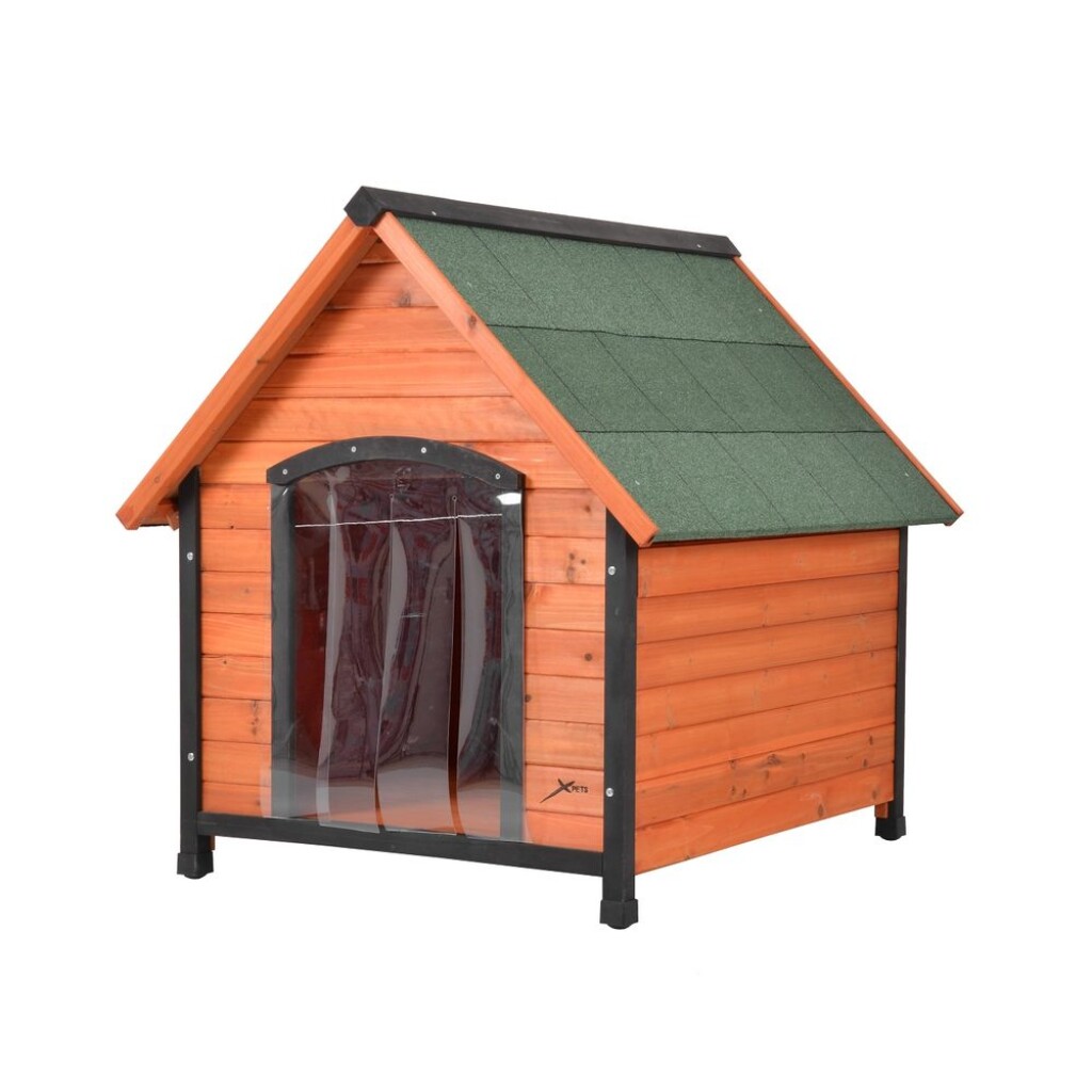 Favorite doghouse with circulation for aeration of the space