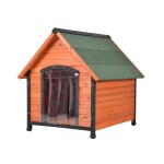 <p>Favorite doghouse with circulation for aeration of the space