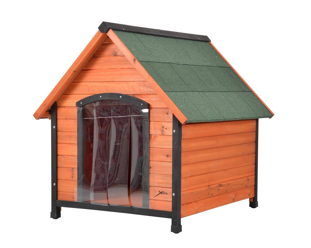 MIKE LD Favorite doghouse with circulation for aeration of the space