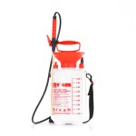<p>Manual piston powered knapsack sprayer with tank volume of 5&nbsp;litres and maximal pressure 3&nbsp;bar. Equipped with adjustable spraying&nbsp;jet and release lock.</p>