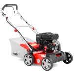 <p>Aerator with a 40 cm working width and a roller with 15 steel blades. Powerful motor with 12 Nm of torque. Variable depth adjustment from -15 to +15 mm. 50 l collection basket.</p>