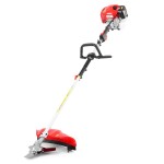 <p>Motorized brush cutter with 25.5 cm blade width and 43 cm string trimmer width. Includes extension shaft