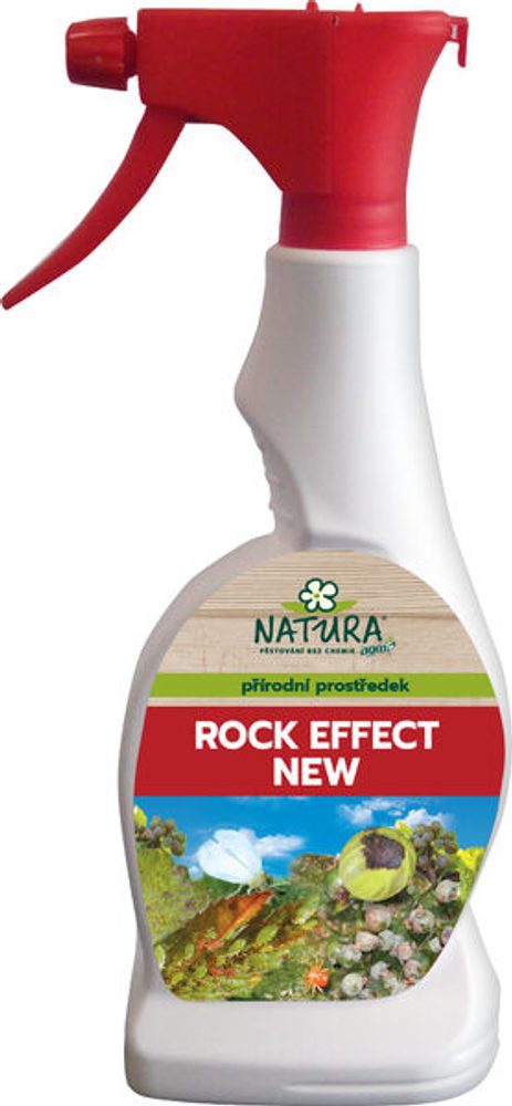NATURA Rock Effect NEW RTD 500 ml NATURA Rock Effect NEW RTD is a unique concentrate based on natural substances for increasing plant resistance and defence capabilities against pests with a NEW formula – now in RTD packaging (ready to dilute).