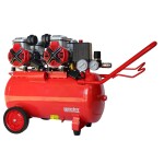 <p>Very quiet oil-free compressor ● Power input: 3000 W ● Suction capacity: 528 l/min ● Air tank: 50 l ● Max. pressure: 8 bar </p>